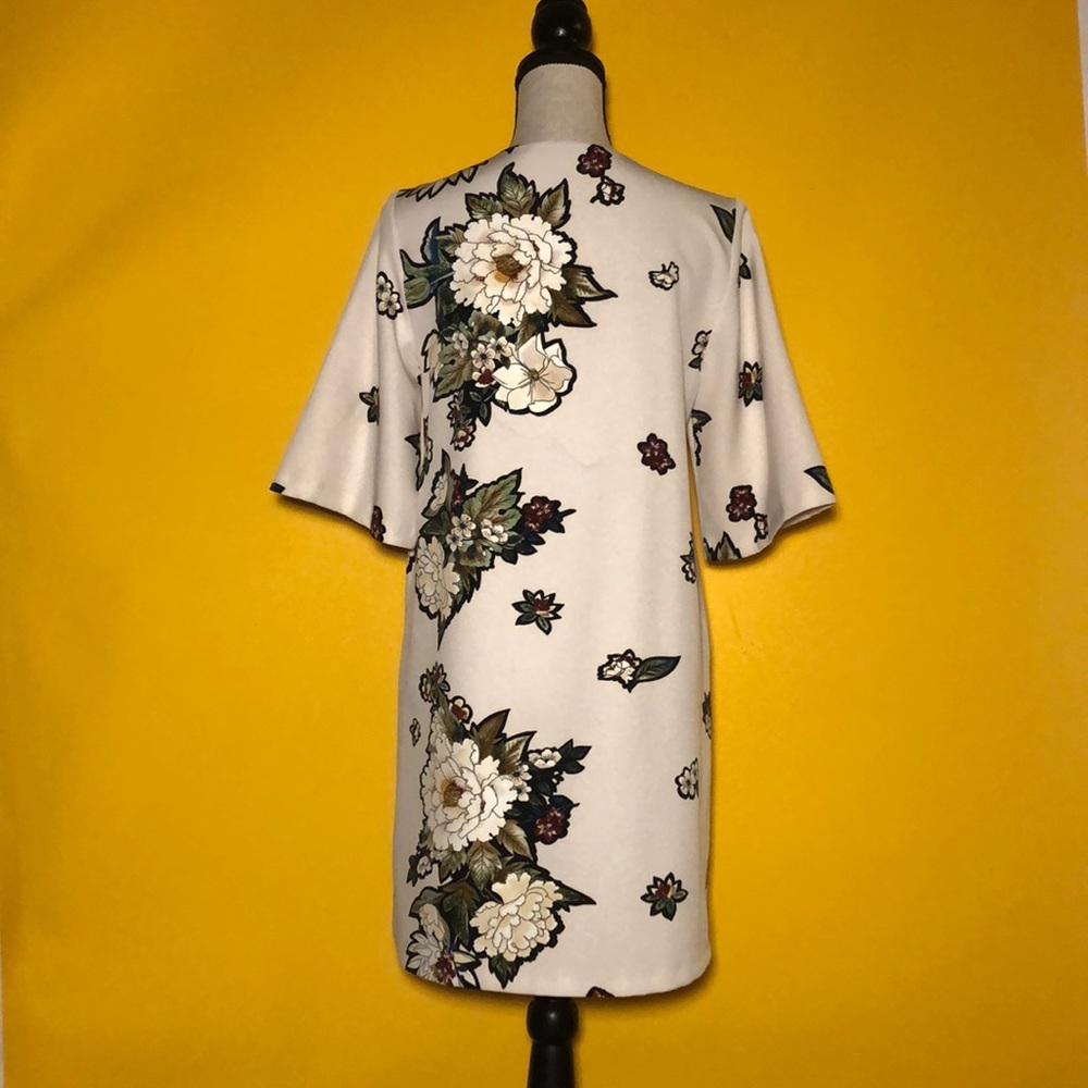 Zara Basic Collection Floral Print Mini Dress - image 2